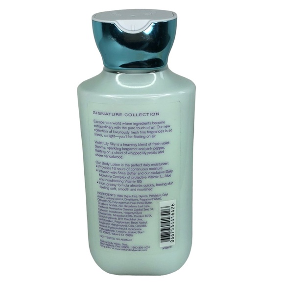 Bath and Body VIOLET LILY SKY Shea & Vitamin E Body Lotion - Picture 3 of 6